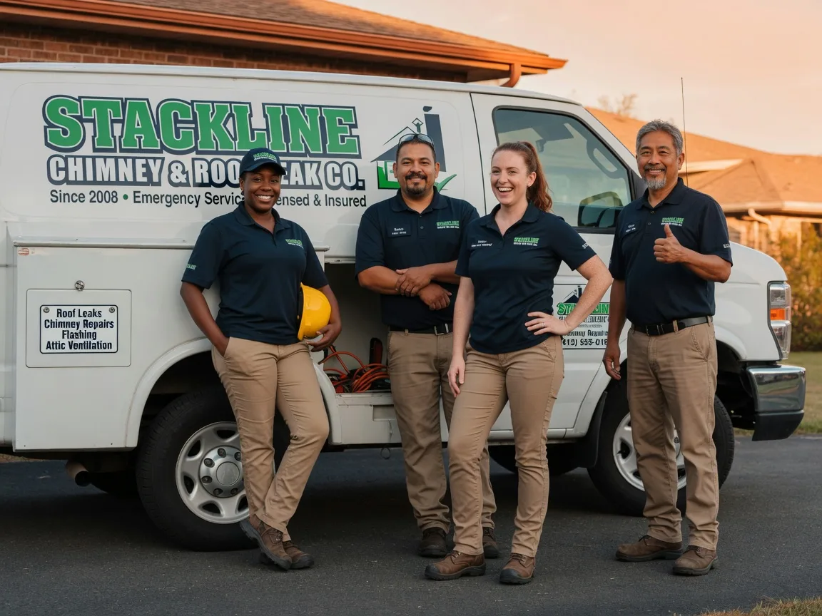 Chimney flashing repair company in Holly, MI